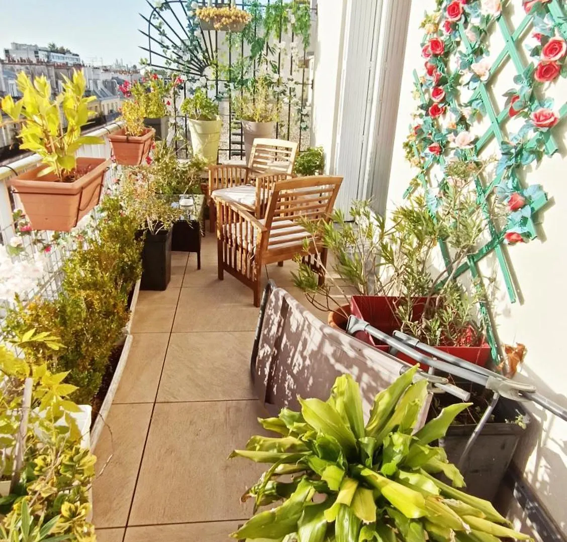 King Bedroom And Terrace In Paris Center, Shared Bathroom
