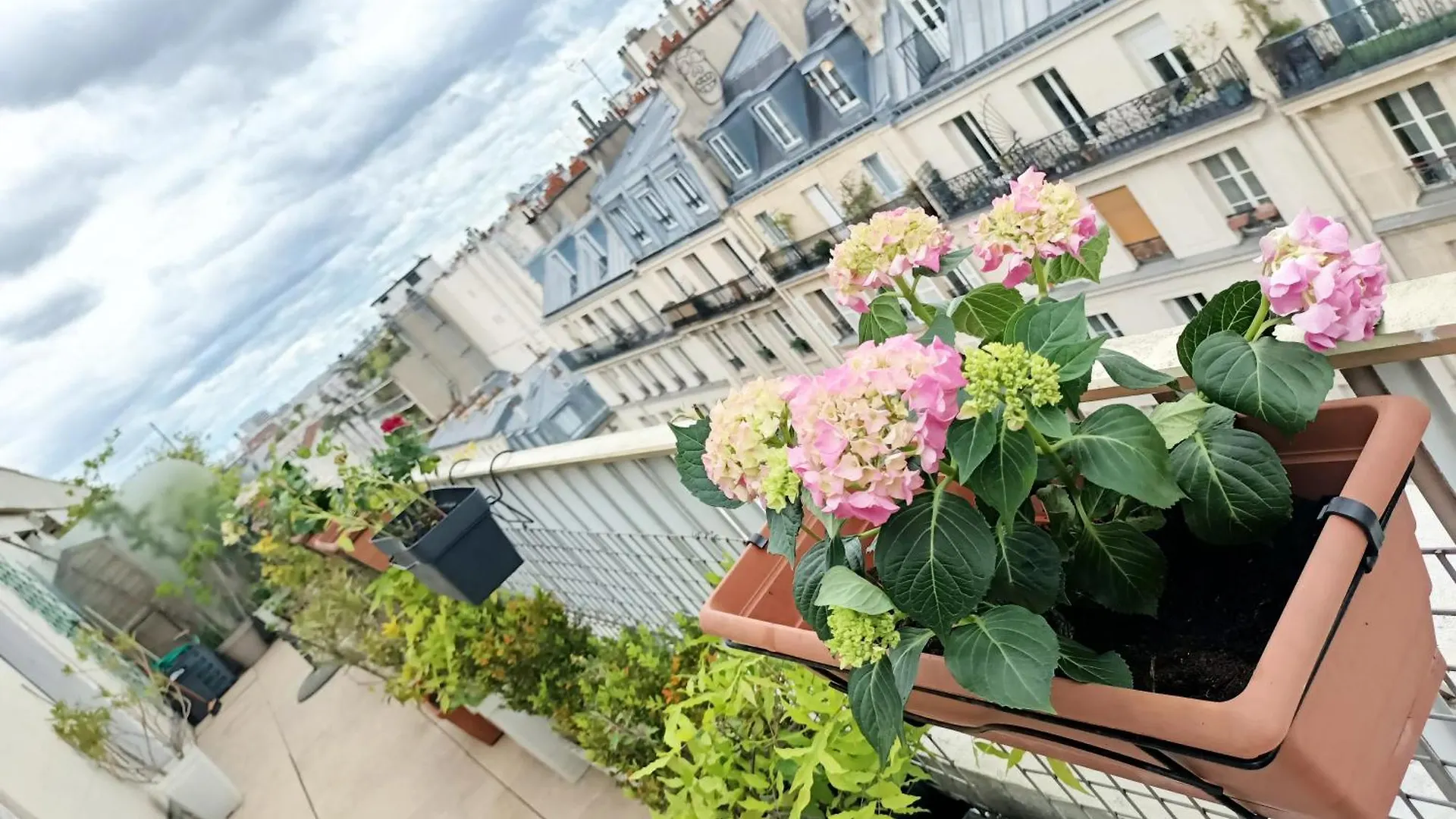King Bedroom And Terrace In Paris Center, Shared Bathroom Homestay